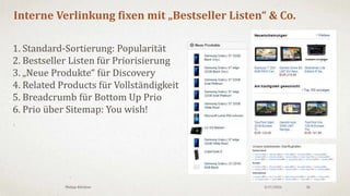3/18/2016Philipp Klöckner 36
Denk nochmal über Pagination nach
Besser:
Noch besser:
Wer klickt denn bitteschön hierhin?
 
