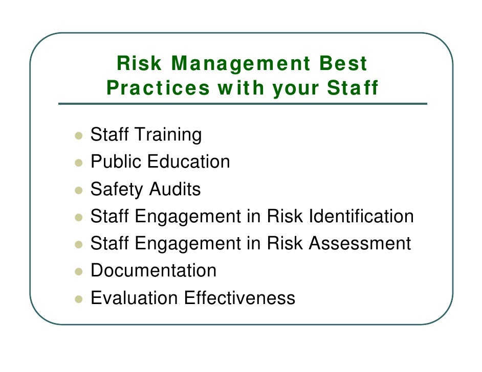 Risk Management Conference 2009 (A1)