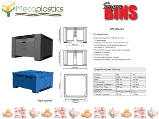 A1 Contenedores Super Bins Mecaplastics Logistica y Almacenamiento de ...