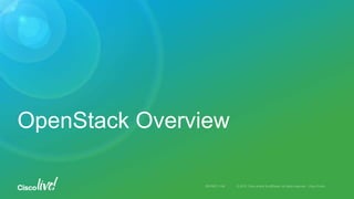 OpenStack Overview
 
