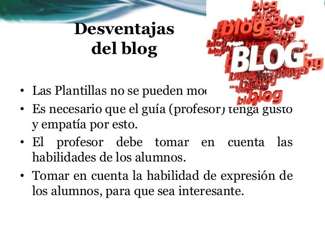A2.4 Ventajas y Desventajas de un Blog Educativo