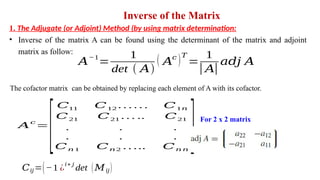 Comprehensive Methods for Solving Linear Equations Using Matrix ...