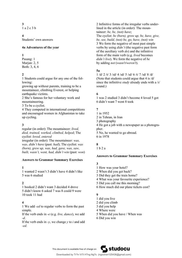 Dap an sach tieng anh anh van life a2 b1 pdf