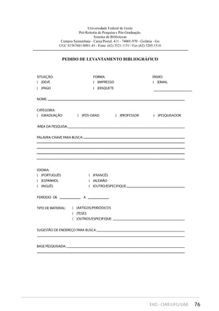 76EAD - CIAR/UFG/UAB
 