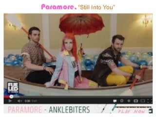 Paramore,“Still Into You”
 
