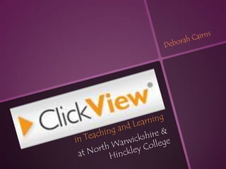 One college's use of clickview