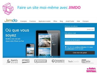 Faire un site moi-même avec JIMDO
 