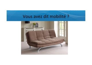 Vous	
  avez	
  dit	
  mobilité	
  ?	
  
 
