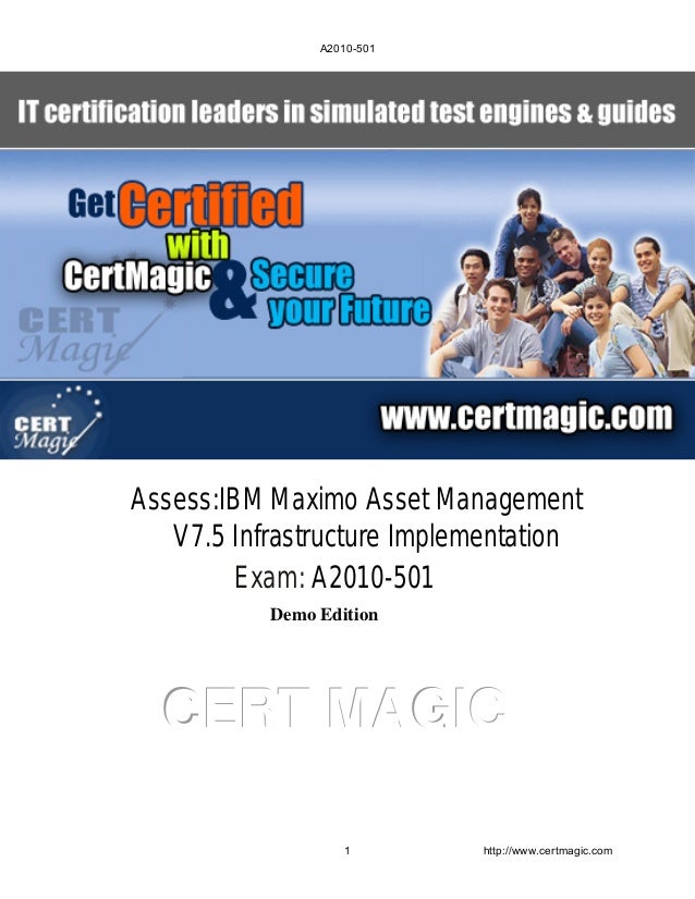 Exam IBM A2010 501 IBM Maximo Asset Management V7 5
