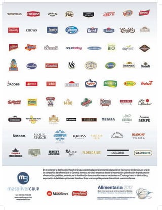 16
                                                                                      Salones




Alimentaria’12 | International Food and Drinks Exhibition | www.alimentaria–bcn.com
 