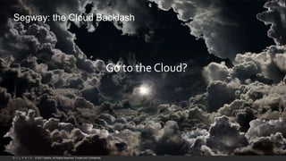 © 2017 Delphix. All Rights Reserved. Private and Confidential.
.
Segway: the Cloud Backlash
Go to the Cloud?
 