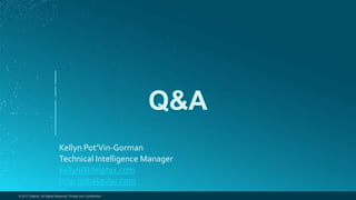 © 2017 Delphix. All Rights Reserved. Private and Confidential.© 2017 Delphix. All Rights Reserved. Private and Confidential.
Kellyn Pot’Vin-Gorman
Technical Intelligence Manager
kellyn@delphix.com
http://dbakevlar.com
 