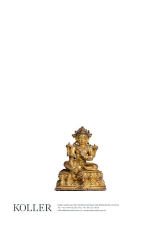 Koller Auktionen AG, Hardturmstrasse 102, 8031 Zürich, Schweiz
Tel +41 44 445 63 63, Fax +41 44 273 19 66
office@kollerauktionen.ch, www.kollerauktionen.ch
 