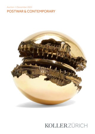 Auction: 1 December 2022
POSTWAR  CONTEMPORARY
 