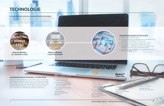 SERVICES CONSEILS LANDMARK — VOTRE PARTENAIRE IMMOBILIER 76
TECHNOLOGIE
L’ÉVOLUTION DES LOGICIELS D’ADMINISTRATION DES BAUX
Combien d’emplacements avons-nous? Gérons-nous bien les dates d’expiration
et les autres dates importantes? Quel est le montant des loyers que nous
payons? Serons-nous en mesure de respecter les nouvelles exigences des
rapports comptables en matière de location?
• Convivial
• Cartographie attrayante et
tableau de bord contenant
des graphiques
• Axé sur le locataire
Exemples de clients
3M et The New York Times.
• Au service du marché
québécois depuis plus de
10 ans
• Bilingue
• Solution non basée sur une
application en nuage
Exemples de clients
Aéroports de Montréal et
Couche-Tard.
• Grandes capacités de
production de rapports
• Emplacements occupés par
des locataires, propriétaires
et sous-locataires
• Fonctions d’administration
attrayantes
Exemples de clients
American Apparel, GPC, et
Banque TD.
• Meilleure cartographie
• Emplacements occupés par
des locataires, propriétaires
et sous-locataires
• Analyses détaillées des
coûts d’exploitation
• Fonctions avancées de
production de rapports
Exemples de clients
Barnes & Noble, Enterprise,
et Stop & Shop.
DES RÉPONSES AU BOUT DE VOS DOIGTS
• Tableaux de bord personnalisés
• Accès ultrarapide aux renseignements sur les emplacements,
les baux, les coordonnées et les documents
• Aperçu de haut niveau des prochaines dates critiques
• Cartographie contenant des renseignements sur les
emplacements – accessibles en un seul clic à partir de votre
ordinateur de bureau ou de votre appareil mobile
• Rapports détaillés et adaptés transmis directement à votre
boîte de réception
TEMPS DE RÉPONSE :
DE 1 SEMAINE À 1 MOIS
TEMPS DE RÉPONSE :
IL FAUT ÊTRE PATIENT
Avant les
années
1980
1980–2012 AUJOURD’HUI
• Au service du m
québécois depu
L’ADMINISTRATION DE VOTRE BAIL, À VOTRE FAÇON.
Notre approche ne se limite pas à une solution unique. Les options de
logiciels doivent répondre à vos besoins, et nous sommes bien outillés
pour travailler avec vous à l’aide de votre système actuel ou pour aider
votre entreprise à choisir une nouvelle solution et à s’y convertir. Voici
quelques options de logiciels que nous utilisons actuellement pour
fournir une expertise en administration des baux à nos clients.
 