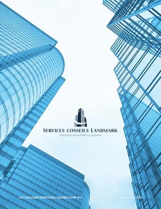 4915 RUE PARÉ MONTRÉAL (QUÉBEC) H4P 1P4 1.866.845.9113 LASGLOBAL.COM
 