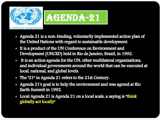 Agenda 21 Agenda 21