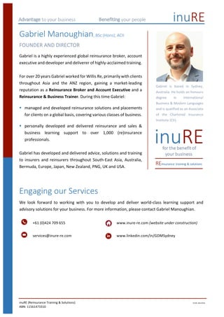 Imagine Example Of Inure inuRE Flyer (v103) | PDF