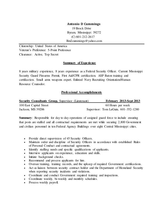 boatswains mate resume www