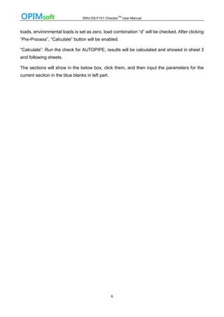 DNV-OS-F101 Checker User Manual 1.0.7 | PDF