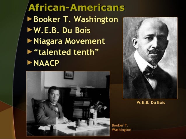 W. E. B. Dubois And The Progressive Movement