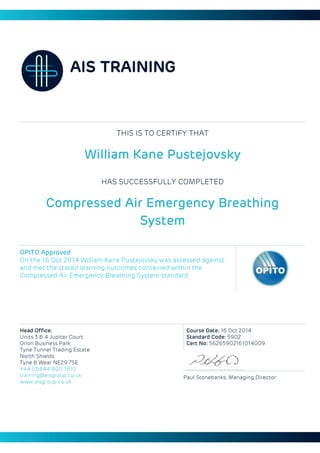 Compressed Air EBS 16 Oct 14