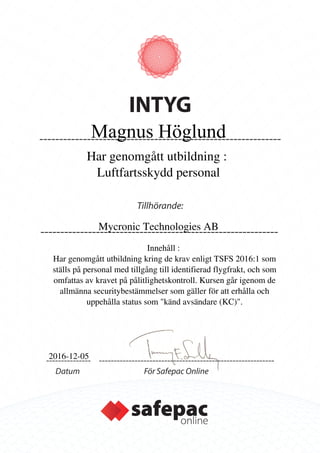 Magnus Höglund
 