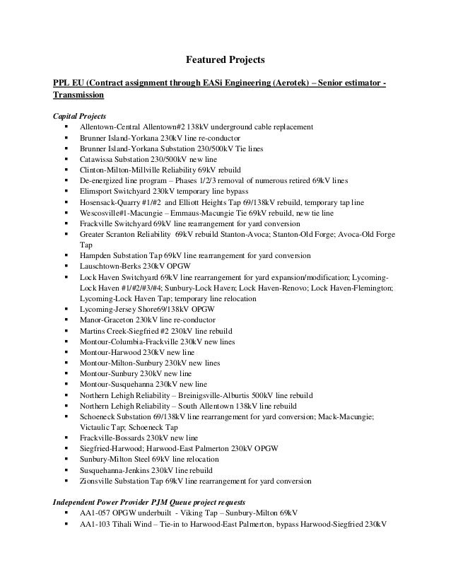 listing project
