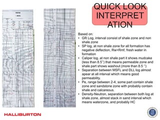 Well Log Interpretation and Petrophysical Analisis in [Autosaved] | PPTX