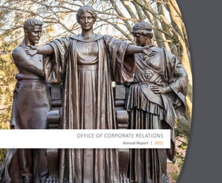 OFFICE OF CORPORATE RELATIONS
Annual Report | 2015
 