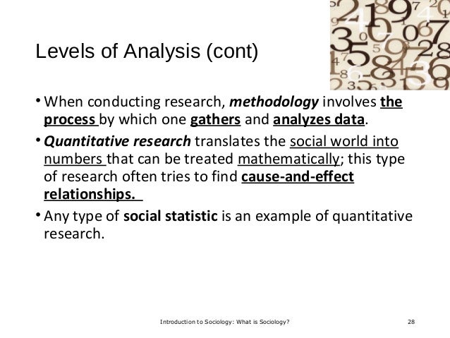 what is causal analysis in sociology