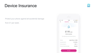 Device Insurance
Protect your phone against all accidental damage
from £1 per week.
 