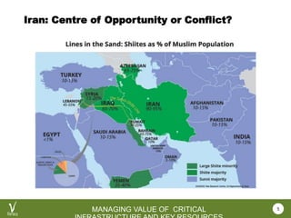 VEROCY.COM
MANAGING VALUE OF CRITICAL
Iran: Centre of Opportunity or Conflict?
5
 