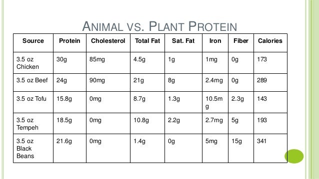 Vegetarian Presentation