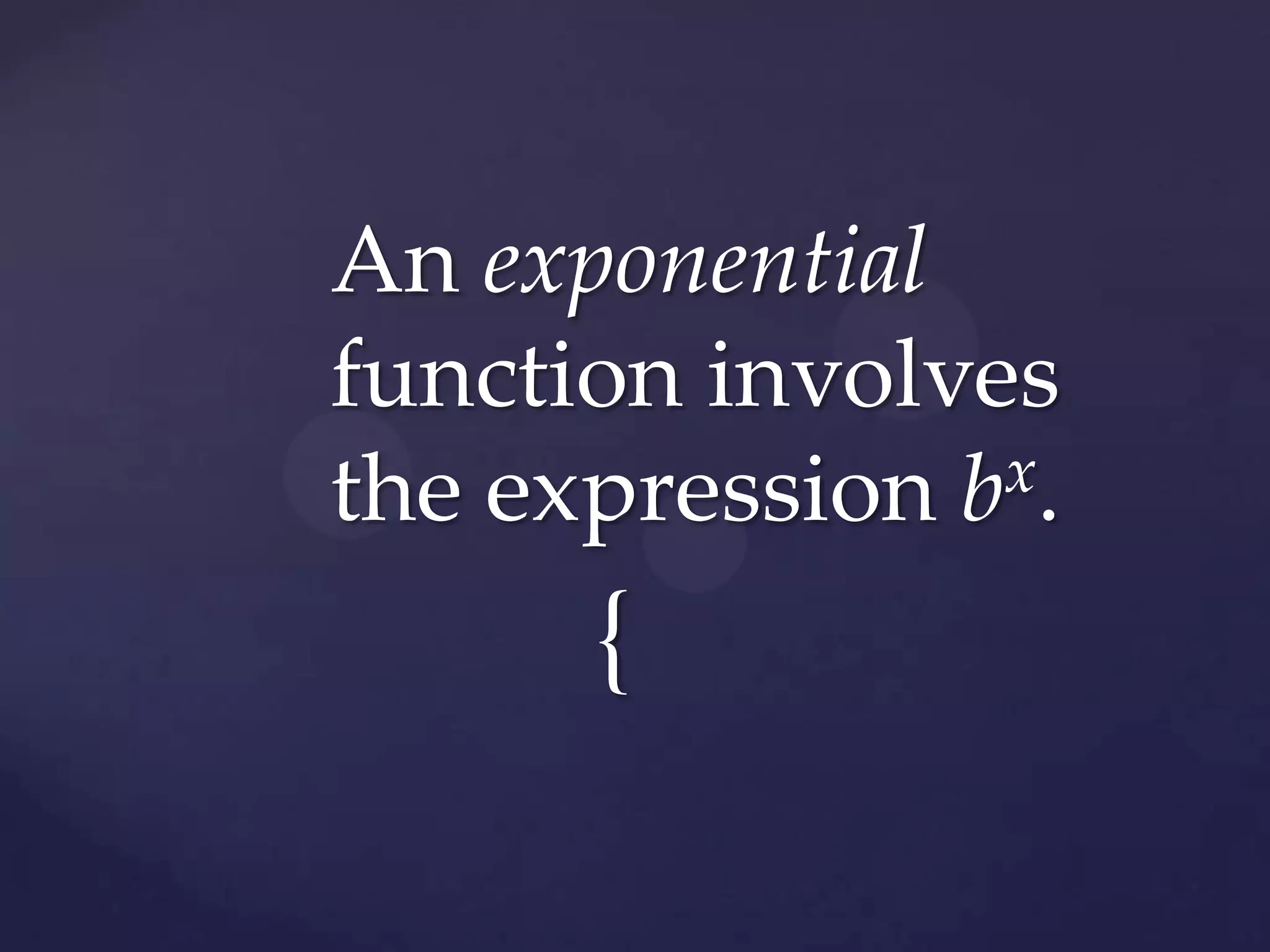 What types of functions have we learned so far?Review