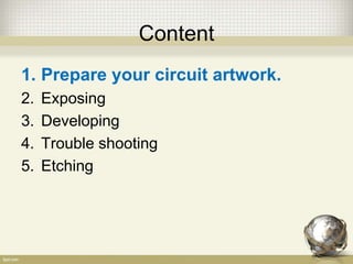 PCB Design and Fabrication | PPTX