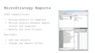 Microstrategy for Data Engineers | PDF