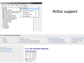 IfcDoc support
 