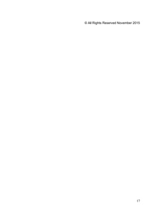 © All Rights Reserved November 2015
17
 