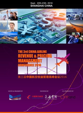 Sept. 22th-23th 2016
SHANGHAI CHINA
HOSTED & ORGANIZED BY ENDORSED BY CO-ORGANIZED BY
 