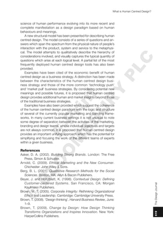 What is Human Centred Design - The Design Journal | PDF