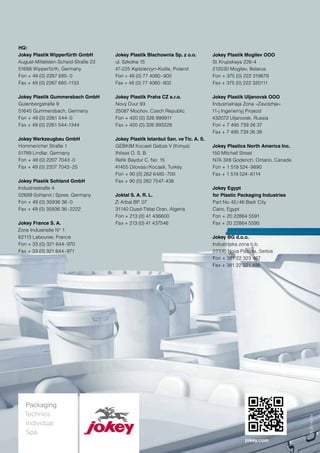 Jokey Product Catalogue PDF