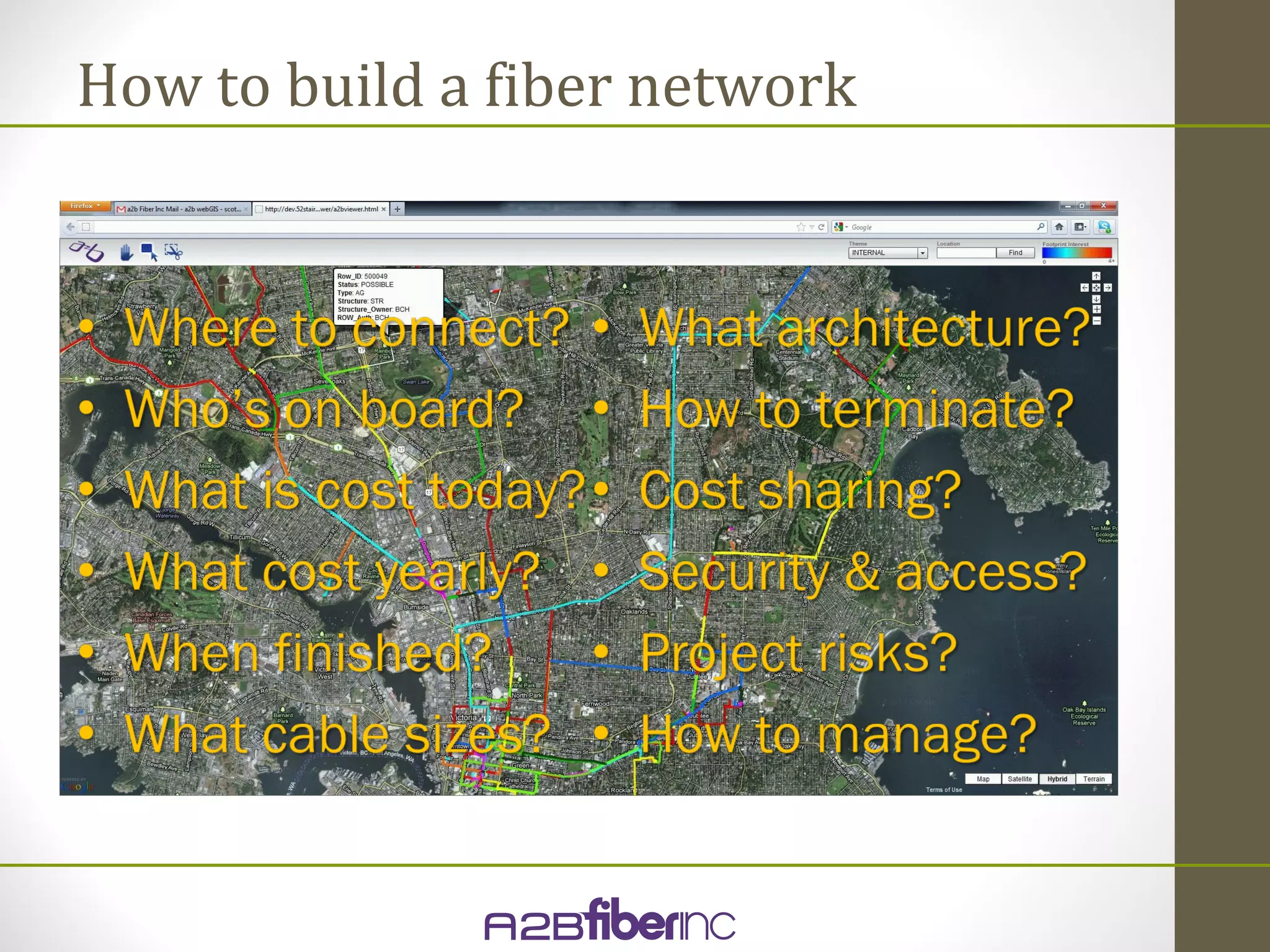 How to build a fiber network
 