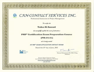 PMP Certification Exam Prep