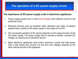 chapter 1 linear dc power supply | PPT