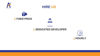 FIXED PRICE
DEDICATED DEVELOPER
HOURLY
HIRE US
 