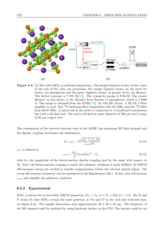 ½ ¾ À ÈÌ Ê º ÅÊ Å ËÈÁÆ Å ÆÁÈÍÄ ÌÁÇÆ
´ µ
PTS
19F filter
31P filter
amplifier
50Ω load
probe
coil
PC
WFG
mixer
switch
channel
sweep
switch filter
´ µ
ÙÖ º ´ µ Ì 
Ù 
ÃÈ 6 Ø Ñ ÒØØ ÑÔ Ö ØÙÖ º Ì ÔÙÖÔÐ ´ Ö ×Øµ ØÓÑ×¸ ÓÒØ 
 ÒØ Ö
Ó Ø Ü × Ó Ø 
Ù ¸ Ö ÔÓØ ×× ÙÑ¸ Ø ÓÖ Ò ´Ð Ø Öµ ØÓÑ×¸ ÓÒ Ø ÓÙØ Ö 

Ð ØØ 
 ¸ Ö Ô Ó×Ô ÓÖÙ× Ò Ø Ö Ò ´Ð Ø ×Øµ ØÓÑ×¸ Ò ÖÓÙÔ× Ó × Ü¸ Ö ÙÓÖ Ò º
Ì Ð ØØ 
 
ÓÒ×Ø ÒØ × º ½ ℄º Ì ×ÝÑÑ ØÖÝ ÖÓÙÔ × Å¿¹Åº Ì 
ÐÓ× ×Ø
×Ø Ò
 Ò Ø × Ð ØØ 
 × Ø ×Ø Ò
 ÖÓÑ ÙÓÖ Ò ØÓ Ô Ó×Ô ÓÖÙ×¸ Û 
 × ½º
º Ì × Ñ × Ó Ø Ò ÖÓÑ Ø Á Ë ½ ¼℄º ´ µ Ì Ê 
 Ö
Ù Øº Ä Ï ØØ
ÑÔÐ Ö × Ù× º Ì 19
Ò Ô ×× ÐØ Ö Ö Ò ÖÓÑ ½ ¹½ ÅÀÞ¸ Ò Ø 31
È ÐØ Ö
ÖÓÑ ¼¹ ÅÀÞº Ñ 
ÖÓ¹
Ó Ð Ò Ø ÔÖÓ × 
ÓÒÒ 
Ø ØÓ ÖÓ Ò ØÖ Ò×Ñ ×× ÓÒ
Ð Ò Û Ø ¼ Ó Ñ ÐÓ º Ì Ñ 
ÖÓ¹
Ó Ð Ò ÓÙØ Ö Ñ Ø Ö Ó ¿¼¼ µÑ Ò ØÙÖÒ×
Ó ¼ µÑ 
ÓÔÔ Ö Û Ö
Ì 
ÓÑ Ò Ø ÓÒ Ó Ø × Ð 
Ø ÙÖ Ø ÓÒ Ø Ñ Ó Ø Ê ¸ Ø Ñ Ü ÑÙÑ Ê Ð ×ØÖ Ò Ø Ò
Ø ÔÓÐ Ö 
ÓÙÔÐ Ò Ø ÖÑ Ò × Ø Ø 
 ØÝº
A = ωIS · τ
ω2
IS + ω2
nut(0)
ωnut(0)
´ º½ µ
ωIS × Ò ×
ωIS =
bIS
2
(3 cos(θB)2
− 1) , ´ º½ µ
Û Ø bIS Ø Ñ Ò ØÙ Ó Ø Ø ÖÓ¹ÒÙ
Ð Ö ÔÓÐ Ö 
ÓÙÔÐ Ò Ò θB Ø Ò Ð Û Ø Ö ×Ô 
Ø ØÓ
B0º Ë Ò
 Ø Ø ÖÓ¹ÒÙ
Ð Ö 
ÓÙÔÐ Ò × ×Ñ ÐÐ¸ Ø Ø 
 
ÓÒ Ø ÓÒ × × ÐÝ ÙÐ ÐÐ º ÁÒ ÅÊ Å
Ó ¹Ö ×ÓÒ Ò
 ×Û Ô× Ö Ò ØÓ ØÖ Ò× Ö Ñ Ò Ø Þ Ø ÓÒ Û Ø Ò Ø Ö Ð Ú ÒØ ×Ô Ø Ð Ö ÓÒº Ì
×Û Ô Ó ¹Ö ×ÓÒ Ò
 Ö ÕÙ Ò
Ý 
 Ò 
ÓÒ× Ö Ò Ø À Ñ ÐØÓÒ Ò ´ΩÁzµº ÁÒ 
Ø¸ Ø × Û ÐÐ Ò
Ö ×
ωnut Ò × ÑÔÐ Ý Ø Ø 
 
ÓÒ Ø ÓÒº
º º¾ ÜÔ Ö Ñ ÒØ Ð
ÃÈ 6 × 
 Ó× Ò ÓÖ Ø× ÚÓÖ Ð ÅÊ Å ÔÖÓÔ ÖØ × ´T1ρ > 1×¸ ½× < T1 < 60×µ ½ ¸ ½¿ ℄º Ì Ã Ò
È ØÓÑ× Ó 
Ù 
 ÃÈ 6 Ó

ÙÔÝ Ø × Ñ ÔÓ× Ø ÓÒ× × Æ Ò Ð Ò Ø ÖÓ
 ¹× ÐØ ×ØÖÙ
ØÙÖ ¹ØÝÔ ¸
× ÙÖ º º Ì × ÑÔÐ Ñ Ò× ÓÒ× Û Ö ÔÔÖÓÜ Ñ Ø ÐÝ ¼ Ü ¼ Ü ¼ µÑº Ì Ö ÕÙ Ò
Ý Ó
Ø Ê 
 ÒÒ Ð 
ÓÙÐ ×Û Ø
 Ý Ù× Ò Ö Û Ö Ð Ø
 × Ò Ø ÈÌËº Ì Ð Ø
 × 
ÓÙÐ × Ø
 