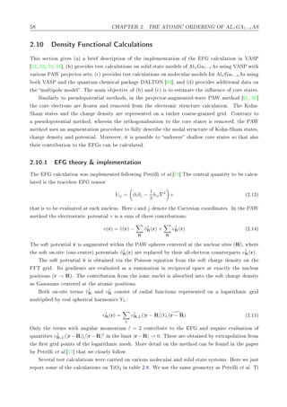 À ÈÌ Ê ¾º ÌÀ ÌÇÅÁ ÇÊ ÊÁÆ Ç Äx 1−x Ë
¾º½¼ Ò× ØÝ ÙÒ
Ø ÓÒ Ð Ð
ÙÐ Ø ÓÒ×
Ì × × 
Ø ÓÒ Ú × ´ µ Ö ×
Ö ÔØ ÓÒ Ó Ø ÑÔÐ Ñ ÒØ Ø ÓÒ Ó Ø 
 Ð
ÙÐ Ø ÓÒ Ò Î ËÈ
¾¸ ¿¸ ¸ ℄¸ ´ µ ÔÖÓÚ × Ø ×Ø 
 Ð
ÙÐ Ø ÓÒ× ÓÒ ×ÓÐ ×Ø Ø ÑÓ Ð× Ó Ðx 1−x × Ù× Ò Î ËÈ Û Ø
Ú Ö ÓÙ× È Ï ÔÖÓ 
ØÓÖ × Ø×¸ ´
µ ÔÖÓÚ × Ø ×Ø 
 Ð
ÙÐ Ø ÓÒ× ÓÒ ÑÓÐ 
ÙÐ Ö ÑÓ Ð× ÓÖ Ðx 1−x × Ù× Ò
ÓØ Î ËÈ Ò Ø ÕÙ ÒØÙÑ 
 Ñ 
 Ð Ô 
 ÄÌÇÆ ¿℄¸ Ò ´ µ ÔÖÓÚ × Ø ÓÒ Ð Ø ÓÒ
Ø ÑÙÐØ ÔÓÐ ÑÓ Ð º Ì Ñ Ò Ó 
Ø Ú Ó ´ µ Ò ´
µ × ØÓ ×Ø Ñ Ø Ø Ò Ù Ò
 Ó 
ÓÖ ×Ø Ø ×º
Ë Ñ Ð ÖÐÝ ØÓ Ô× Ù ÓÔÓØ ÒØ Ð Ñ Ø Ó ×¸ Ò Ø ÔÖÓ 
ØÓÖ¹ Ù Ñ ÒØ ¹Û Ú È Ï Ñ Ø Ó ½¸ ¾℄
Ø 
ÓÖ Ð 
ØÖÓÒ× Ö ÖÓÞ Ò Ò Ö ÑÓÚ ÖÓÑ Ø Ð 
ØÖÓÒ 
 ×ØÖÙ
ØÙÖ 
 Ð
ÙÐ Ø ÓÒº Ì ÃÓ Ò¹
Ë Ñ ×Ø Ø × Ò Ø 
 Ö Ò× ØÝ Ö Ö ÔÖ × ÒØ ÓÒ Ö Ø Ö 
Ó Ö× ¹ Ö Ò Ö º ÓÒØÖ ÖÝ ØÓ
Ô× Ù ÓÔÓØ ÒØ Ð Ñ Ø Ó ¸ Û Ö Ò Ø ÓÖØ Ó ÓÒ Ð × Ø ÓÒ ØÓ Ø 
ÓÖ ×Ø Ø × × Ö ÑÓÚ ¸ Ø È Ï
Ñ Ø Ó Ù× × Ò Ù Ñ ÒØ Ø ÓÒ ÔÖÓ
 ÙÖ ØÓ ÙÐÐÝ ×
Ö Ø ÒÓ Ð ×ØÖÙ
ØÙÖ Ó ÃÓ Ò¹Ë Ñ ×Ø Ø ×¸

 Ö Ò× ØÝ Ò ÔÓØ ÒØ Ðº ÅÓÖ ÓÚ Ö¸ Ø × ÔÓ×× Ð ØÓ ÙÒ Ö Þ × ÐÐÓÛ 
ÓÖ ×Ø Ø × ×Ó Ø Ø Ð×Ó
Ø Ö 
ÓÒØÖ ÙØ ÓÒ ØÓ Ø × 
 Ò 
 Ð
ÙÐ Ø º
¾º½¼º½ Ø ÓÖÝ ² ÑÔÐ Ñ ÒØ Ø ÓÒ
Ì 
 Ð
ÙÐ Ø ÓÒ Û × ÑÔÐ Ñ ÒØ ÓÐÐÓÛ Ò È ØÖ ÐÐ Ø Ðº ½℄ Ì 
 ÒØÖ Ð ÕÙ ÒØ ØÝ ØÓ 
 Ð
Ù¹
Ð Ø × Ø ØÖ 
 Ð ×× Ø Ò×ÓÖ
Vij = ∂i∂j −
1
3
δij ∇2
v ´¾º½¿µ
Ø Ø × ØÓ Ú ÐÙ Ø Ø 
 ÒÙ
Ð Ù×º À Ö i Ò j ÒÓØ Ø ÖØ × Ò 
ÓÓÖ Ò Ø ×º ÁÒ Ø È Ï
Ñ Ø Ó Ø Ð 
ØÖÓ×Ø Ø 
 ÔÓØ ÒØ Ð v × ×ÙÑ Ó Ø Ö 
ÓÒØÖ ÙØ ÓÒ×
v(r) = ˜v(r) −
R
˜v1
R(r) +
R
v1
R(r) ´¾º½ µ
Ì ×Ó Ø ÔÓØ ÒØ Ð ˜v × Ù Ñ ÒØ Û Ø Ò Ø È Ï ×Ô Ö × 
 ÒØ Ö Ø Ø ÒÙ
Ð Ö × Ø × ´Rµ¸ Û Ö
Ø ×Ó Ø ÓÒ¹× Ø ´ÓÒ ¹
 ÒØ Öµ ÔÓØ ÒØ Ð× ˜v1
R(r) Ö Ö ÔÐ 
 Ý Ø Ö ÐÐ¹ Ð 
ØÖÓÒ 
ÓÙÒØ ÖÔ ÖØ× v1
R(r)º
Ì ×Ó Ø ÔÓØ ÒØ Ð ˜v × Ó Ø Ò Ú Ø ÈÓ ××ÓÒ ÕÙ Ø ÓÒ ÖÓÑ Ø ×Ó Ø 
 Ö Ò× ØÝ ÓÒ Ø
Ì Ö º ÁØ× Ö ÒØ× Ö Ú ÐÙ Ø × ×ÙÑÑ Ø ÓÒ Ò Ö 
 ÔÖÓ
 Ð ×Ô 
 Ø Ü 
ØÐÝ Ø ÒÙ
Ð Ö
ÔÓ× Ø ÓÒ× ´r → Rµº Ì 
ÓÒØÖ ÙØ ÓÒ ÖÓÑ Ø ÓÒ 
 ÒÙ
Ð × ×ÓÖ ÒØÓ Ø ×Ó Ø 
 Ö Ò× ØÝ
× Ù×× Ò× 
 ÒØ Ö Ø Ø ØÓÑ 
 ÔÓ× Ø ÓÒ×º
ÓØ ÓÒ¹× Ø Ø ÖÑ× ˜v1
R Ò v1
R 
ÓÒ× ×Ø Ó Ö Ð ÙÒ
Ø ÓÒ× Ö ÔÖ × ÒØ ÓÒ ÐÓ Ö Ø Ñ 
 Ö
ÑÙÐØ ÔÐ Ý Ö Ð ×Ô Ö 
 Ð ÖÑÓÒ 
× YL
v1
R(r) =
L
v1
R,L(|r − R|)YL(r − R) ´¾º½ µ
ÇÒÐÝ Ø Ø ÖÑ× Û Ø Ò ÙÐ Ö ÑÓÑ ÒØÙÑ l = 2 
ÓÒØÖ ÙØ ØÓ Ø Ò Ö ÕÙ Ö Ú ÐÙ Ø ÓÒ Ó
ÕÙ ÒØ Ø × v1
R,L(|r−R|)/|r−R|2
Ò Ø Ð Ñ Ø |r−R| → 0º Ì × Ö Ó Ø Ò Ý ÜØÖ ÔÓÐ Ø ÓÒ ÖÓÑ
Ø Ö×Ø Ö ÔÓ ÒØ× Ó Ø ÐÓ Ö Ø Ñ 
 Ñ × º ÅÓÖ Ø Ð ÓÒ Ø Ñ Ø Ó 
 Ò ÓÙÒ Ò Ø Ô Ô Ö
Ý È ØÖ ÐÐ Ø Ðº ½℄ Ø Ø Û 
ÐÓ× ÐÝ ÓÐÐÓÛº
Ë Ú Ö Ð Ø ×Ø 
 Ð
ÙÐ Ø ÓÒ× Û Ö 
 ÖÖ ÓÒ Ú Ö ÓÙ× ÑÓÐ 
ÙÐ Ö Ò ×ÓÐ ×Ø Ø ×Ý×Ø Ñ×º À Ö Û Ù×Ø
Ö ÔÓÖØ ×ÓÑ Ó Ø 
 Ð
ÙÐ Ø ÓÒ× ÓÒ Ì Ç2 Ò Ø Ð ¾º º Ï Ù× Ø × Ñ ÓÑ ØÖÝ × È ØÖ ÐÐ Ø Ðº Ì
 