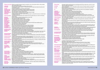 64 A LEVEL ECONOMICS YEAR 2 (A2) Revision Workshop www.tutor2u.net 65
Conditional cash transfers Attempts to cut poverty by giving cash transfers to households in need; and by tying these transfers to certain conditions,
such as sending children to school
Conditionality When donors require their partners to do something in order to receive aid.
Convergence A coming together of economic indicators i.e. a narrowing of the gap in per capita incomes between the poorest and the
richest nations of the world
Corruption The abuse of entrusted power for private gain, government failure
Cost benefit analysis Technique to determine the feasibility of a project by quantifying costs and beneﬁts
Countervailing tariffs Tariffs imposed by a country to counteract subsidies provided to a foreign producer
Creditor nations Those nations that have a balance of payments surplus
Creeping protectionism Where import tariffs rise + quotas and barriers to the mobility of labour and capital
Currency union A group of countries (or regions) using a common currency
Currency war Competitive devaluation of currencies, a scenario where various nations try to devalue their currencies in an attempt to gain
an advantage over each other
Current account deficit The amount by which money relating to trade, investment income and transfers going out of a country is more than the
amount coming in
Debt burden Debt that a business or country has normally expressed as a share of GDP
Debt deflation High levels of debt leading to falling asset prices
Debt forgiveness The cancelling by a creditor of a debt to a country or a company
Debt relief Cancellation, rescheduling, refinancing of a nation’s external debts
Debt rescheduling Increasing the length of time over which a loan has to be repaid
Debt servicing The repayment of interest and principle to external creditors
Debt sustainability Debt sustainability is the ability to manage debts so they do not grow and impede economic stability and growth
Debtor nations Those nations that have a balance of payments deficit
De-coupling Where output rises and environmental impacts fall
De-development When a range of development indicators start to worsen, linked to a depression
De-industrialization A decline in the share of national income and jobs from manufacturing industries
De-leveraging Reducing long-term debt as a % of shareholder equity, seen recently in banks
Demographic dividend The demographic dividend happens when most of a country’s population is in the 15-to-64 working-age range.This
increases productivity if supported by policies that promote health, family, labour and financial and human capital
Demographic transition Changes in population growth rates due to changes in birth and death rates
Dependency ratio Ratio of dependent population (young and the elderly) to working age population
Deprivation Deprivation takes into account whether people have access to things essential for a basic standard of living.These include:
clean drinking water, electricity, clean fuel for cooking, education, toilet facilities, basic transport with a bicycle, basic
communication with a radio and basic income and wealth
Development Assistance Loans, grants, and technical assistance provided to developing countries
Development Banks Development Banks which serve particular regions e.g. the African Development Bank or European Bank for Reconstruction
and Development
Development diamonds Development diamonds show four key indicators in a country compared with its income-group average i.e. gross primary
enrolment, access to safe water, GNP per capita and average life expectancy
Development Goals Targets which aim to reduce poverty, hunger, maternal and child deaths, disease, inadequate shelter, gender inequality and
environmental degradation by 2015
Disguised unemployment Hidden unemployment, where part of the labour force is either left without work or is working in a redundant manner where
worker productivity is essentially zero
Domestic remittances Money received from family or friends living in a different city of their own country
Domestic savings Savings accumulated by domestic households, businesses and government
Dual exchange rate A system where there is a fixed official exchange rate and an illegal market-determined parallel exchange rate
Dumping When a producer in one country exports a product to another at a price which is below the price it charges in its home
market or is below its costs of production
Eco-innovation Products and processes that contribute to sustainable development
Ecological deficit Depleting natural assets faster than these can be replenished
Economic Freedom 1 Size of Government: Expenditures,Taxes, and Enterprises
Index 2 Legal Structure and Security of Property Rights
3 Access to Sound Money
4 Freedom to Trade Internationally
5 Regulations of Credit, Labour, and Business.
Economic growth An increase in real GDP or increase in the productive potential of an economy
Economic nationalism Protection for industries from competition e.g. through tariffs or capital controls
Economic shocks Unpredictable outside events such as volatile prices for commodities
Economic structure The balance of output, incomes and employment drawn from different sectors – ranging from primary (farming, fishing,
mining) to secondary (manufacturing and construction) to tertiary and quaternary (tourism, banking, software industries)
Embargo An import ban, an import quota of zero
Emerging markets Financial markets of developing countries
Environmental tax An environmental tax is a tax on a good or service or a factor input, which is judged to be detrimental to the environment.
Euro Area Member nations of the single European currency bloc
Expenditure-reducing Measures to curb the demand for imports by cutting real income / spending power
Expenditure-switching Attempts to improve trade balance through a depreciation of the exchange rate or through a fall in the relative prices of a
country’s products against other nations
Export quota A restriction on the volume of exports that can be sold overseas – this acts as a supply constraint in international markets
Export revenue Sales from selling goods and services overseas
External debt External debt is money owed by a government to international creditors
External demand Net change in demand for goods and services from international trade. Net trade is positive when a country runs a trade
surplus and negative with a trade deficit.
Externalities Action of one agent affects the action of another agent.Too little or too much of the good is produced or consumed than
would be socially optimal
Fair trade Movement dedicated to raising prices and incomes for producers in lower-income countries, also focused on linking
premium prices to environmental standards
FDI Foreign direct investment - long term participation by country A into country B. such as participation in management,
joint-venture, transfers of technology
Fertility Rate The average number of children a woman will have during her lifetime
Financial inclusion The ability of a household to access credit, insurance and savings facilities
Fiscal austerity Measures designed to cut the size of a nation’s annual fiscal deficit
Fiscal stimulus Changes in tax and government spending aimed at boosting demand and output
Fixed exchange rate An exchange rate that is fixed against other major currencies through action by governments or central banks
Foreign direct investment Acquisition of a controlling interest in productive operations abroad by companies resident in the home economy. May
involve creation of new productive capacity
Foreign exchange gap When a country's balance of payments on current account deficit is greater than the value of capital inflows, a shortfall of
money from engaging in overseas trade
Foreign exchange The reserves of gold or foreign currencies (e.g. US dollars or Euros) typically held by central banks on behalf of their
reserves national government
Foreign savings Foreign savings can flow into countries and provide a supplement to domestic savings.They include overseas aid, private
FDI and capital flows
Fragile states Those states where the government cannot or will not deliver core functions to the majority of its people, including the poor
Free trade When trade is allowed to occur without any form of import restriction
GDP per capita National income per head of population
Genuine progress indicator GPI is an attempt to measure whether a country's growth, increased production of goods, and
expanding services have actually resulted in improved well-being. GPI advocates claim that it can more reliably measure
economic progress, as it distinguishes between worthwhile growth and uneconomic growth
Globalisation Deepening of relationships between countries of the world reflected in an increasing level of overseas trade and investment.
Government debt Government debt is also known as public debt, national debt, sovereign debt is money (or credit) owed by a central
government to creditors within the country (domestic, or internal debt) as well as to international creditors
Green development A pattern of development that decouples growth from heavy dependence on resource use, carbon emissions and
environmental damage, and promotes growth through the creation of new green product markets, technologies,
investments, and changes in consumption and conservation behaviour
Gross Domestic Product The total value of an economy's domestic output of goods and services
Gross National Income This is broadly the same as GDP except that it adds what a country earns from overseas investments and subtracts what
foreigners earn in a country and send back home. GNI is affected for example by profits from businesses owned overseas
and also remittances sent home by migrant workers.
Gross saving rate Gross saving = GDP minus consumption by government and the private sector, expressed as a percentage of GDP.A high
gross domestic saving rate usually indicates a country's high potential to invest in capital
Hard commodities Commodities which can be mined, such as metals, minerals and oil
Hard infrastructure Examples include power, transport, and telecommunications systems
Harrod-Domar Model An idea that aggregate output (GDP) is proportional to the stock of physical capital.
Heavily Indebted Poor
Countries Initiative An initiative to provide debt relief to heavily indebted low income countries
HIPC Abbreviation for a highly indebted poor country
Hot Money Money that flows freely and quickly around the world looking to earn the best rate of return. It might be
invested in any asset whose value is expected to rise or simply be placed in an account offering the best
real rate of interest.
Human Assets Index (HAI) HAI includes data on (i) nutrition (percentage of the population that is undernourished); (ii) health (child mortality rate); (iii)
school enrolment (gross secondary school enrolment rate); and (iv) literacy (adult literacy rate)
Human capital flight When a country suffers net outward migration of skilled / younger workers which causes their labour force to contract and
may cause lower labour productivity
Human Development HDI captures not only the level of income but also incorporates measures of health (life expectancy) and education (school
Index enrolment and literacy rate).
Humanitarian Aid Emergency disaster relief, food aid, refugee relief and disaster preparedness
Import substitution Replacing imports with domestic production, perhaps using import tariffs
Inclusive growth Growth where the benefits are spread across all sections of society - broad based growth, shared growth, and pro-poor
growth
Inclusive Wealth Index Assesses changes in a country’s productive base, including produced, human, and natural capital. By taking a more holistic
approach, the IWI shows governments the true state of their nation’s wealth and the sustainability of its growth.
Income convergence Income convergence happens when a nation’s per capita income moves closer to that of another i.e. the gap in relative
income per head decreases
Income distribution Income distribution is how income is divided up among all the citizens in a country.The most common measure of income
distribution is the Gini Coefficient.
Inequality-adjusted IHDI IHDI takes into account achievements of a country on health, education and income, and how those achievements are
distributed among citizens by “discounting” each dimension’s average value according to its level of inequality.
Infant (fledgling) industry Fledgling industry that requires government protection from overseas competition (for instance through
import tariffs) in order to develop
Informal sector The sector of the economy, normally comprising of small businesses, which is unregistered with the tax authorities
Infrastructure Transport links, communications networks, sewage systems, energy plants and other facilities essential for the efficient
functioning of a country and its economy
 