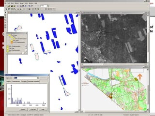 Product description and functionalities
– Centaurus is the software product for automation of a wide range of
image processing problems solving, interpretation of remote
sensing data, computer vision, digitizing of drawings and mapping.
 Raster image processing
– Numerous number of image filters: standard (linear, monadic, morphological,
etc.) and advanced (focus restoration, cross-correlation, statistical, customized,
etc., etc., etc.)
– Number of image segmentation tools (Isodata, statistical, fuzzy,…)
– Orthogonal transforms (wavelet, Fourier,…)
– Measurement tools (histogram and statistical analysis, Fourier analysis, profiler)
– Raster editor for drawing
 Vector image processing
– Extra-fast automatic vectoring and skeletonization (finding of a center line)
– Advanced operations with vector object (algebraic and morphological tools,
homogenization, smoothing, constrain, reducing, convex extension, deleting of
multiconnections, etc., etc., etc.)
– Advanced measurement functions (area, length, perimeter, circularity,
eccentricity, convexity, sinuosity, angles, topological charges, positions, statistical,
etc., etc., etc.)
– Vector editor for drawing
 